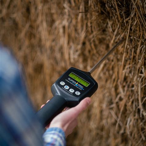 straw silage temperature meter